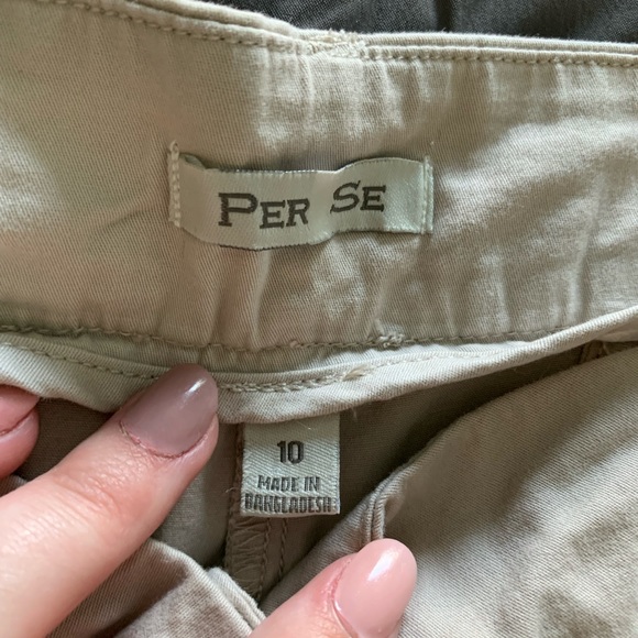 Men’s/Juniors Size 10 Khaki Chino Shorts - Picture 4 of 4